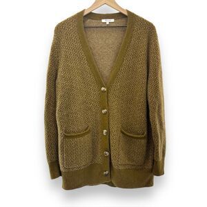 Madewell Olive Green Cardigan Sweater
